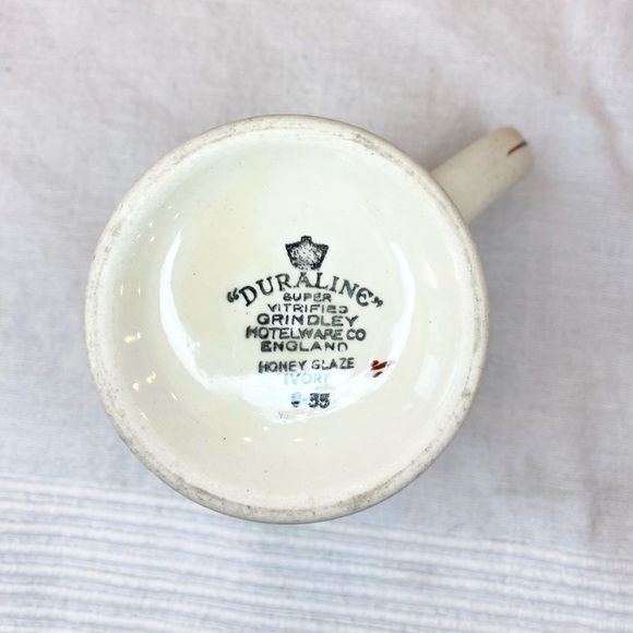 FRY'S HOT CHOCOLATE Mug by Duraline Grindley Hotelware CO England Honey Glaze - Picture 11 of 12